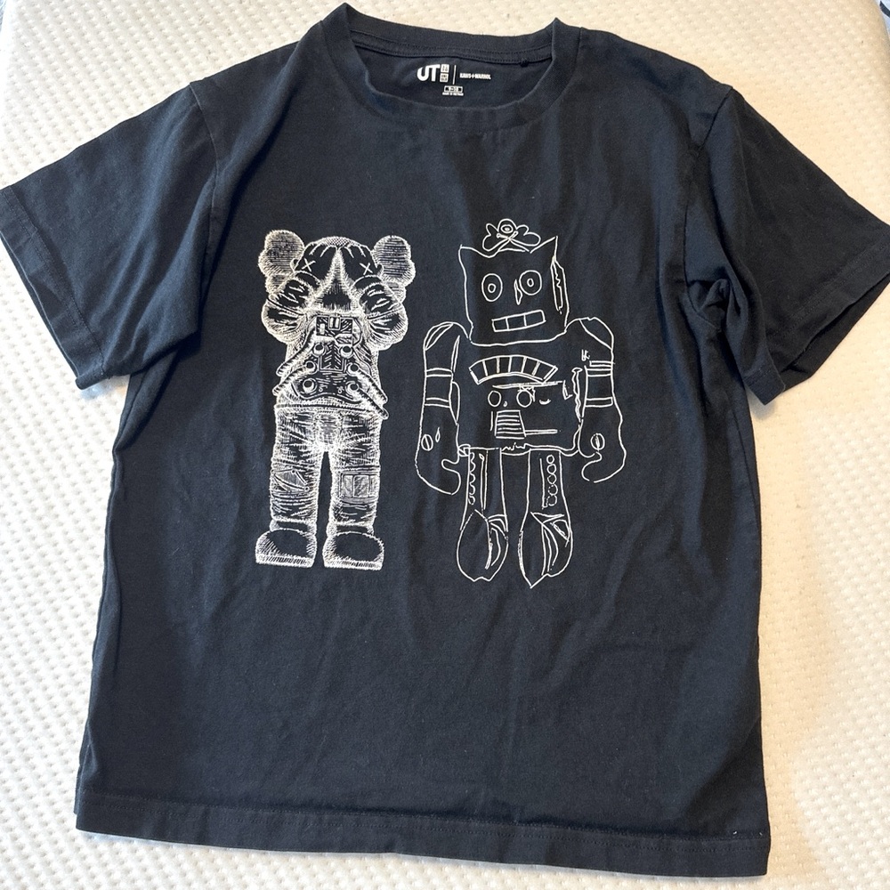 Uniqlo Kids Black Andy Warhol Graphic Tee